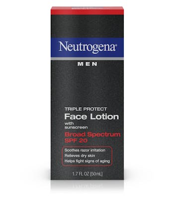 Neutrogena&reg; Men Triple Protect Face Lotion Broad Spectrum SPF 20
