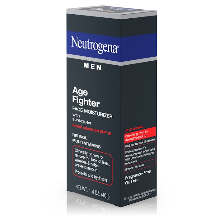 Neutrogena&reg; Men Age Fighter Face Moisturizer with Sunscreen Broad Spectrum SPF 15