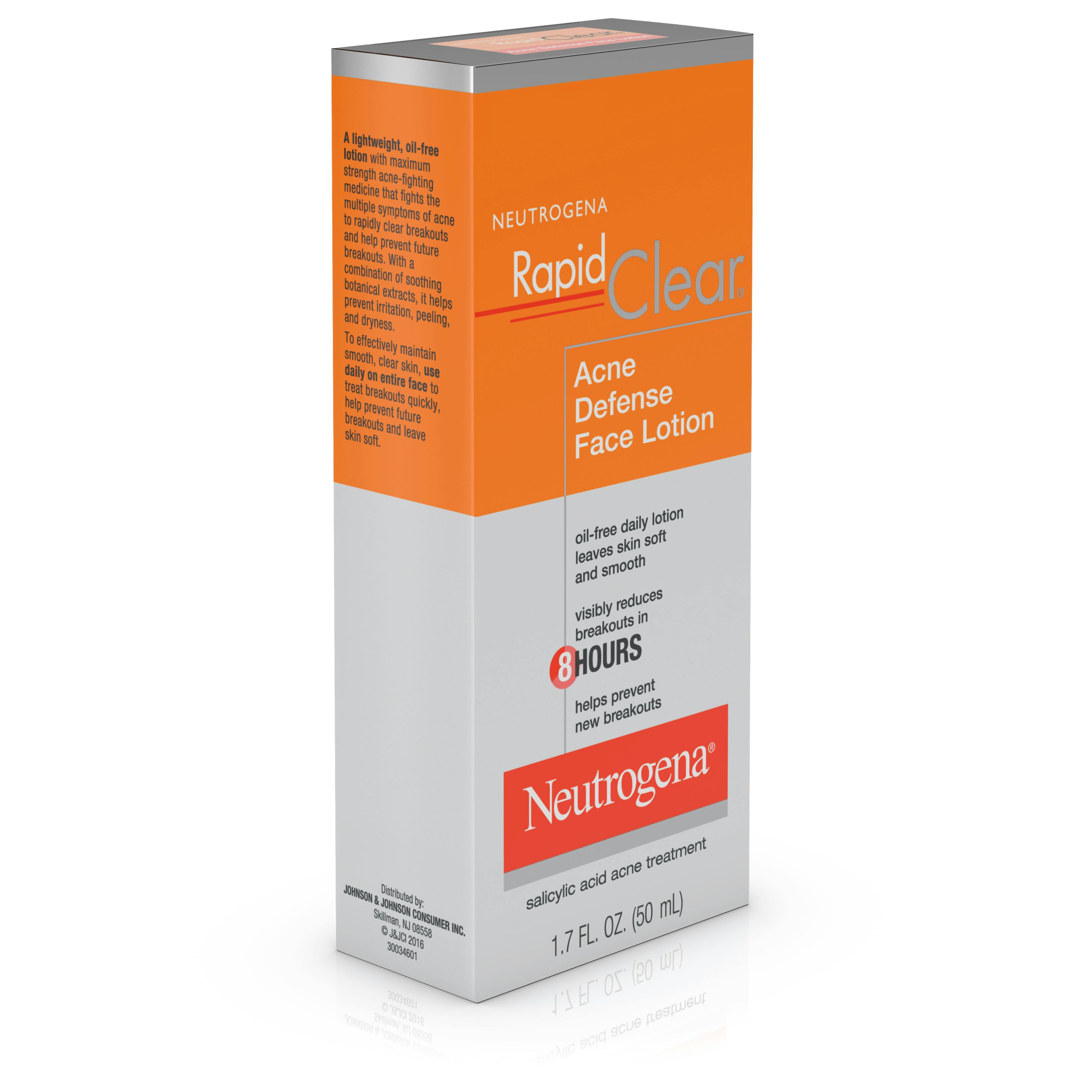 Neutrogena rapid clear deals acne defense face lotion