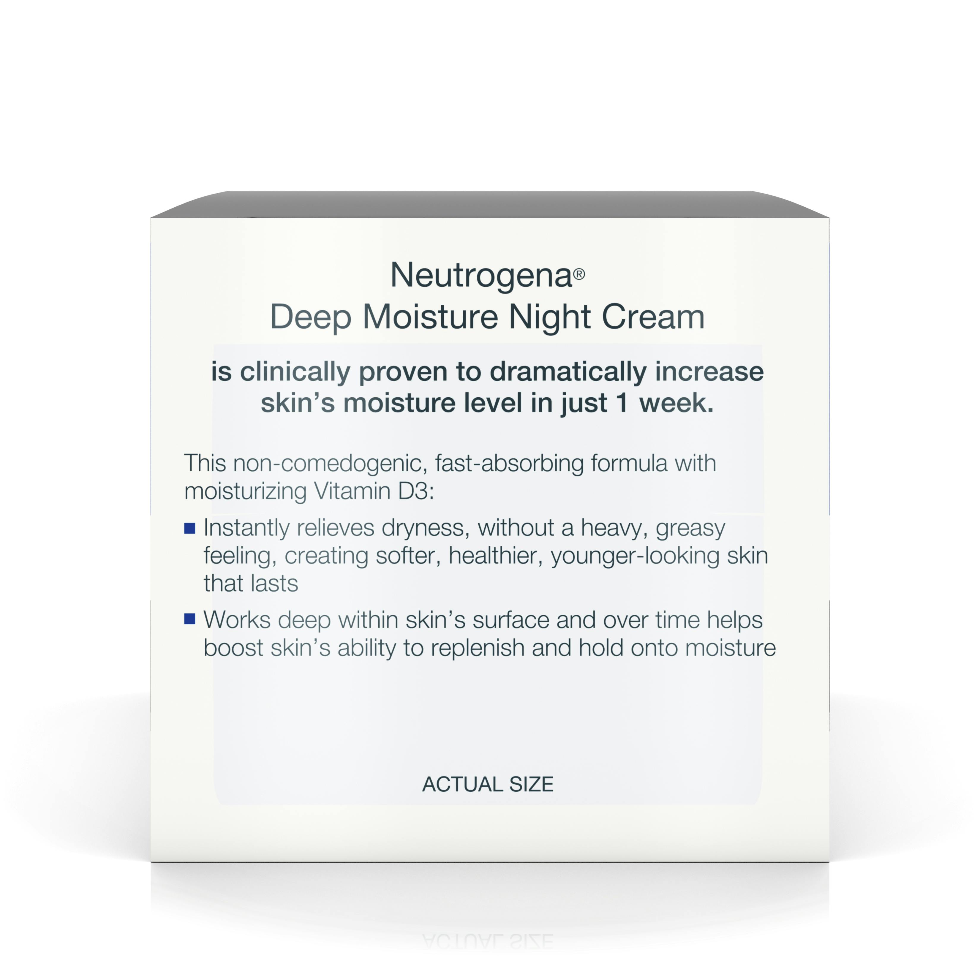 Neutrogena deep moisture on sale night cream