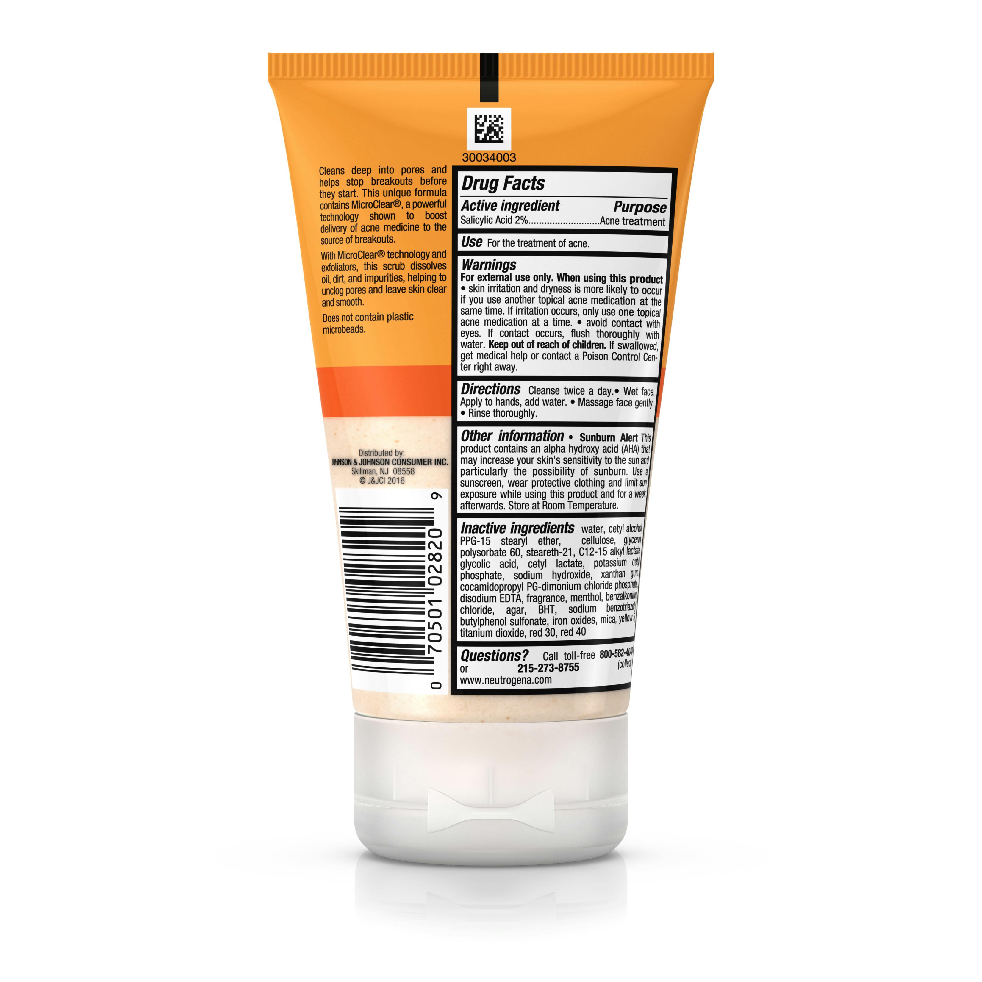 Neutrogena Oilfree Acne Facewash With Salicylic Acid