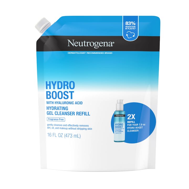 Neutrogena Neutrogena Hydro Boost Cleansing Gel, Fragrance Free, Refill Pouch