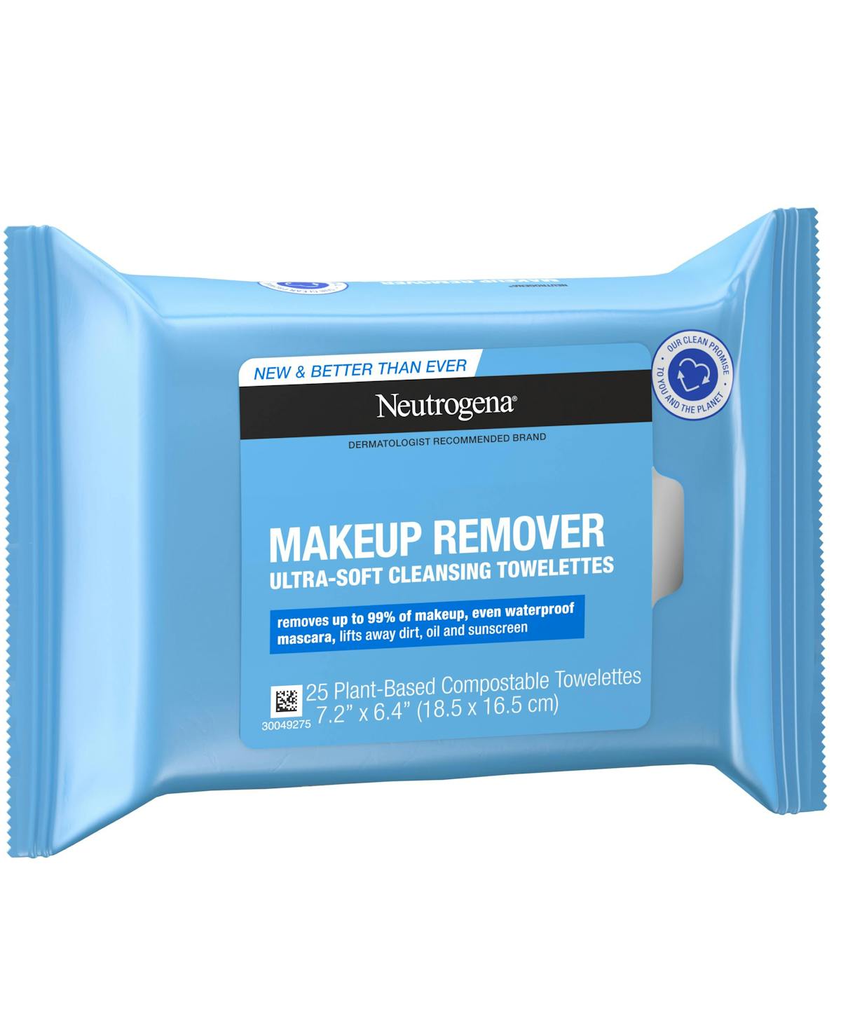 Compostable Makeup Remover Facial Wipes | Neutrogena®