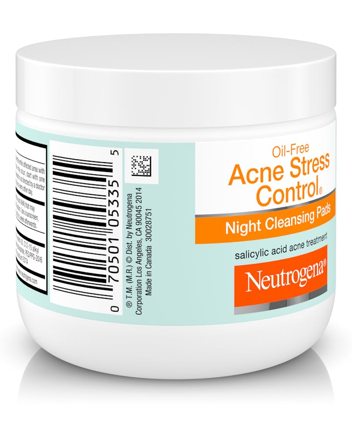 Oil-Free Acne Stress Control&reg; Night Cleansing Pads