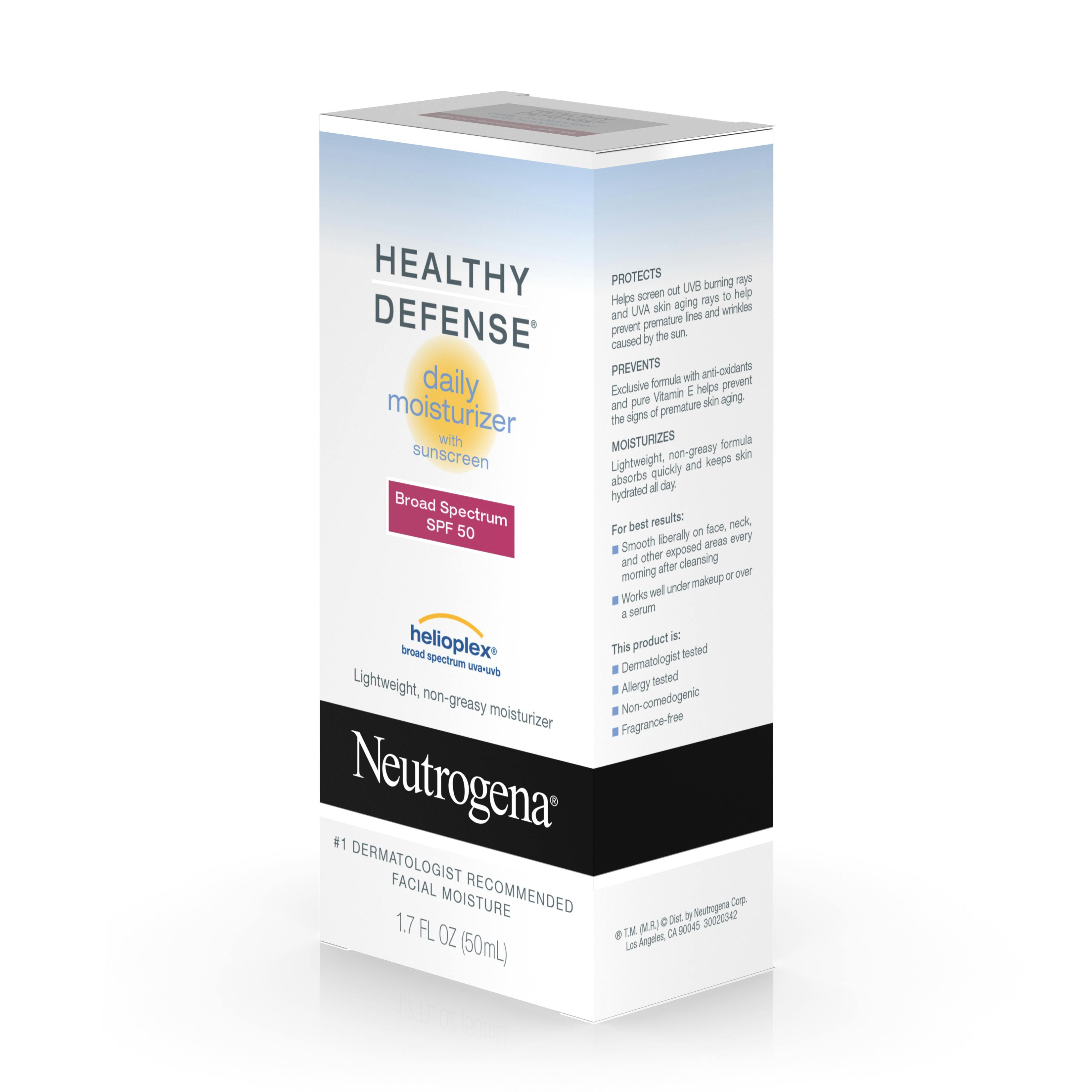 Healthy Defense Daily Moisturizer With SPF 50 Neutrogena   6805349 Nocolor 7 