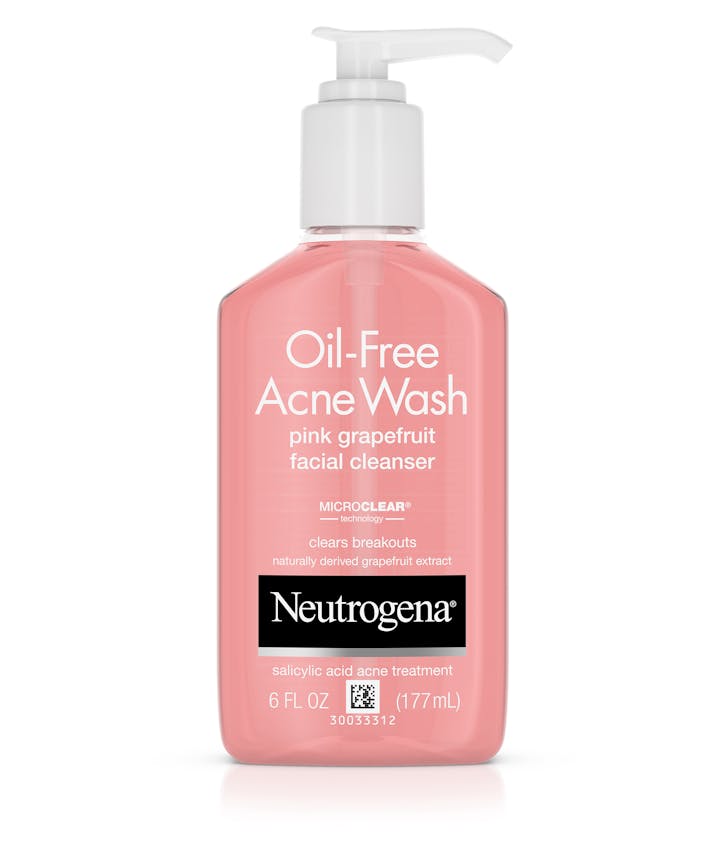 Pink Grapefruit Acne Face Wash &amp; Cleanser with Vitamin C &amp; Salicylic Acid