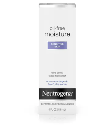 Neutrogena&reg; Oil-Free Face Moisturizer for Sensitive Skin, Fragrance-Free, Non-Comedogenic