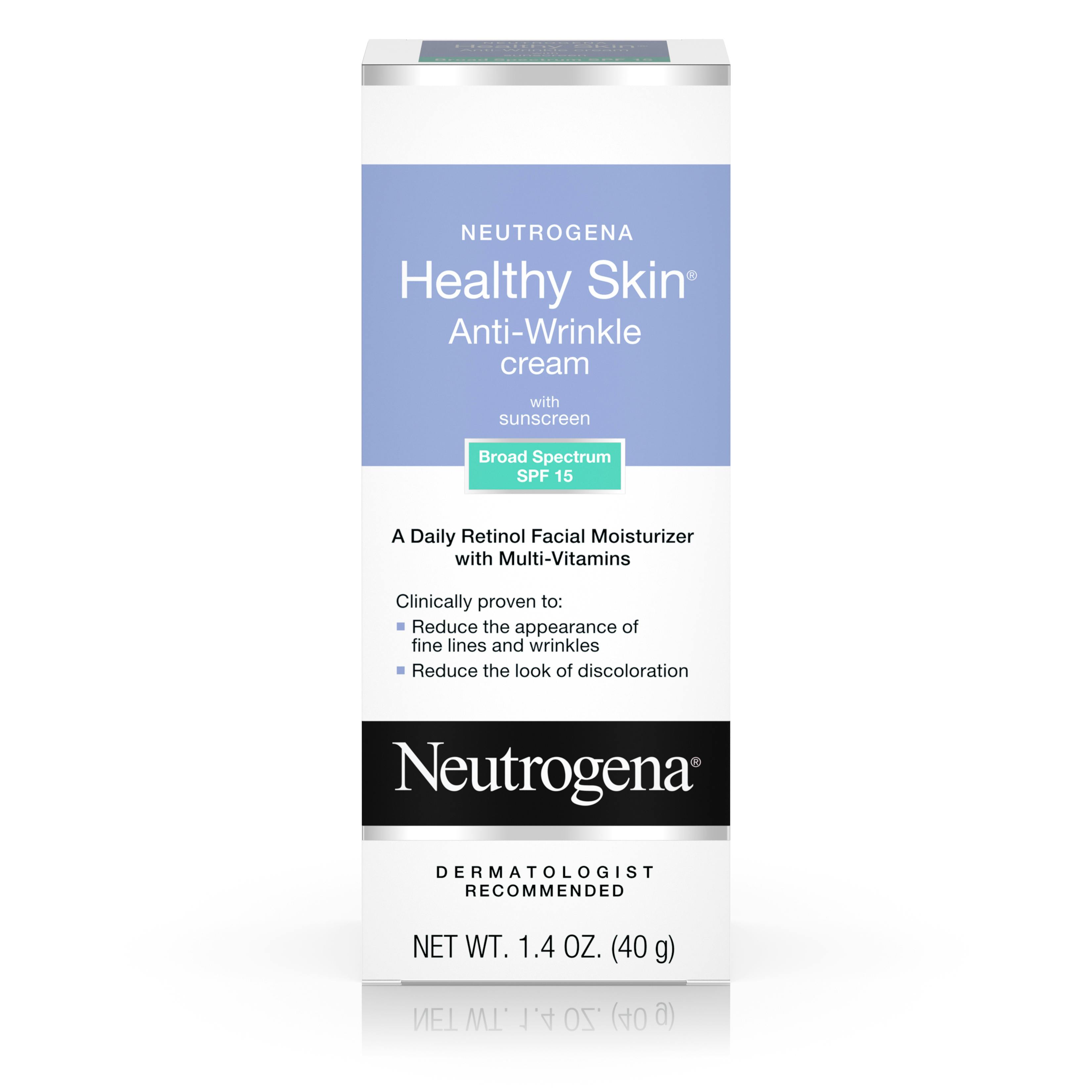 neutrogena anti wrinkle cream spf 15