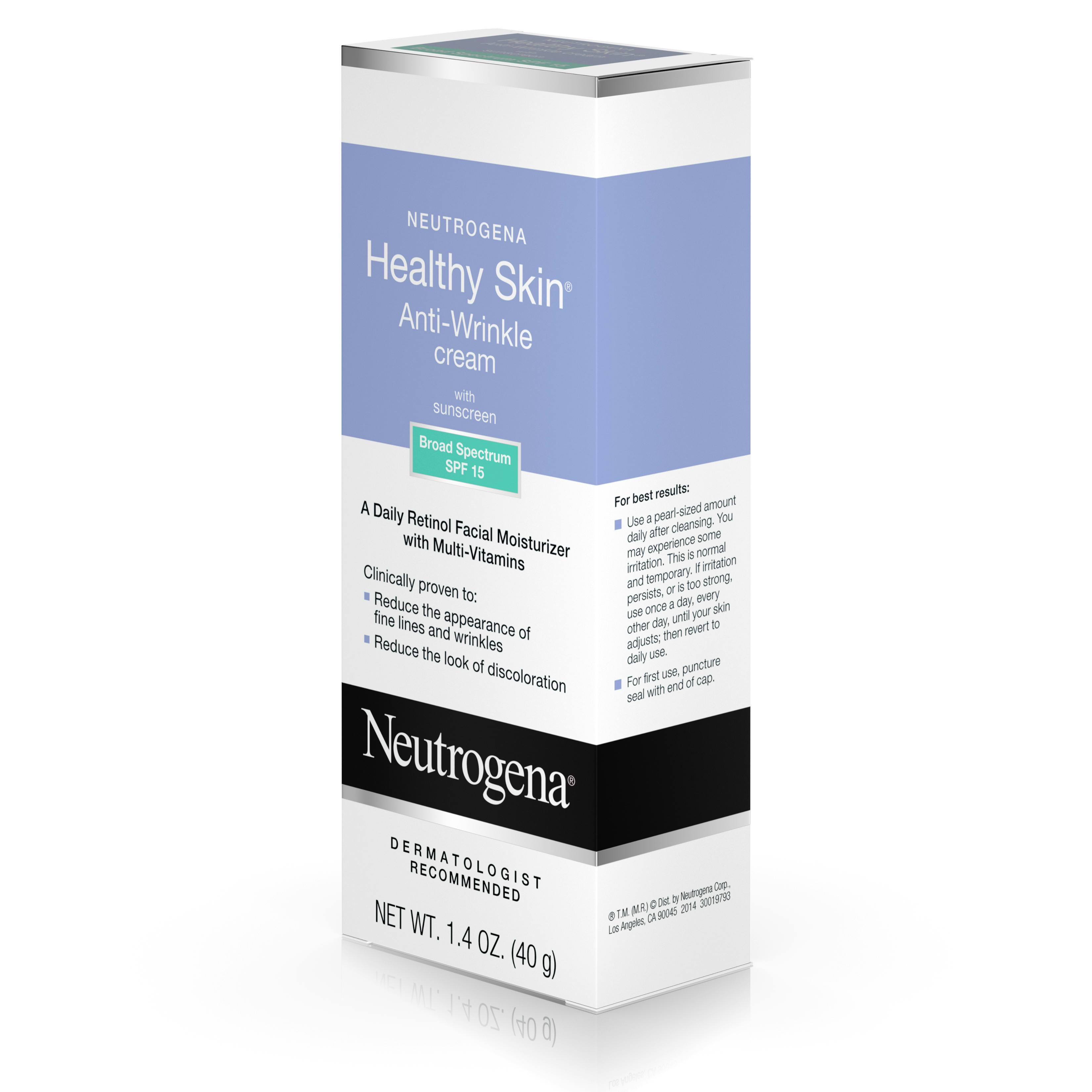 neutrogena sunscreen anti aging