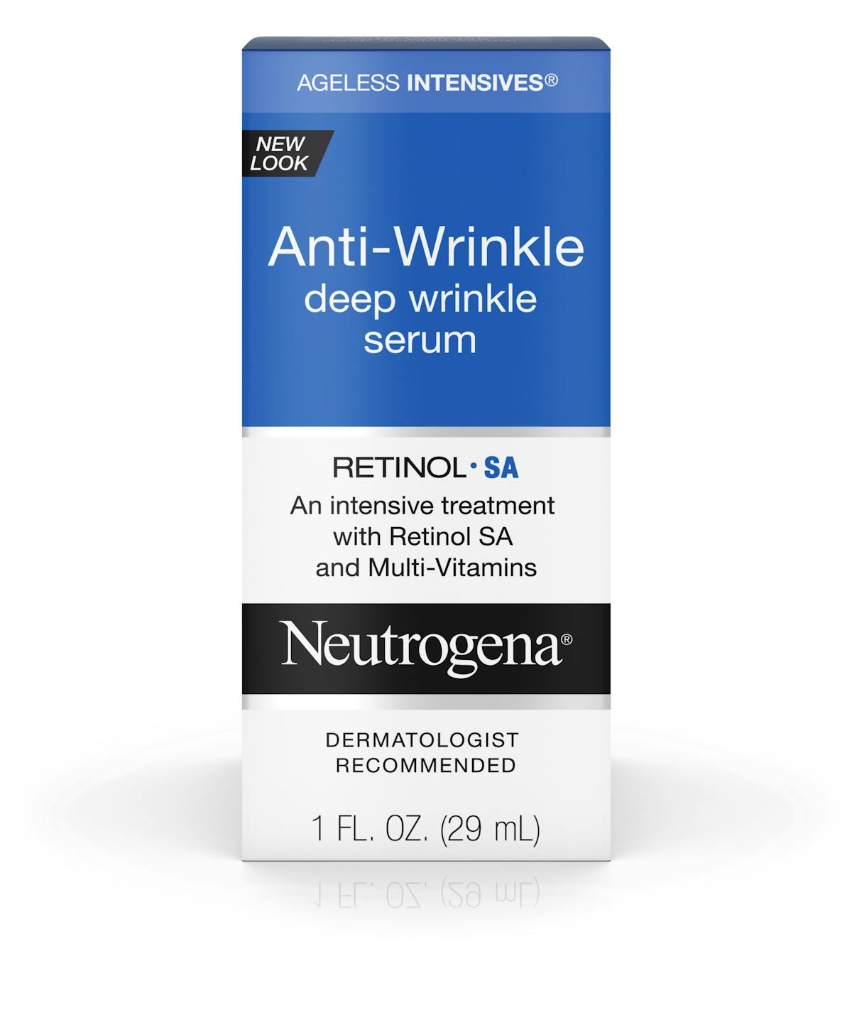 neutrogena deep wrinkle serum retinol percentage