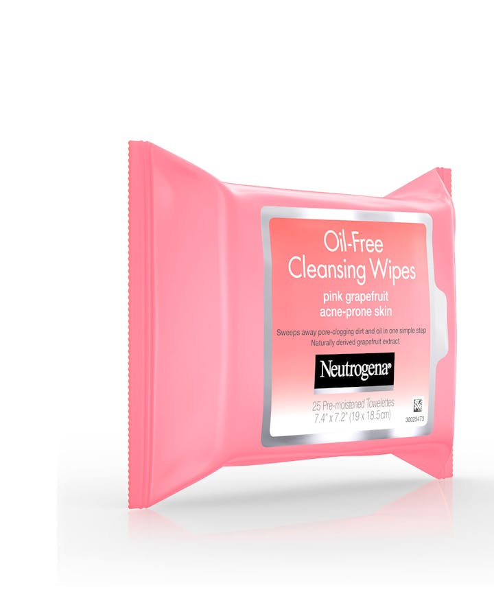 Oil-Free Cleansing Wipes-Pink Grapefruit