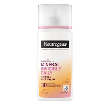Neutrogena&reg; Purescreen+ Invisible Daily Defense Mineral Face Liquid with SPF 30
