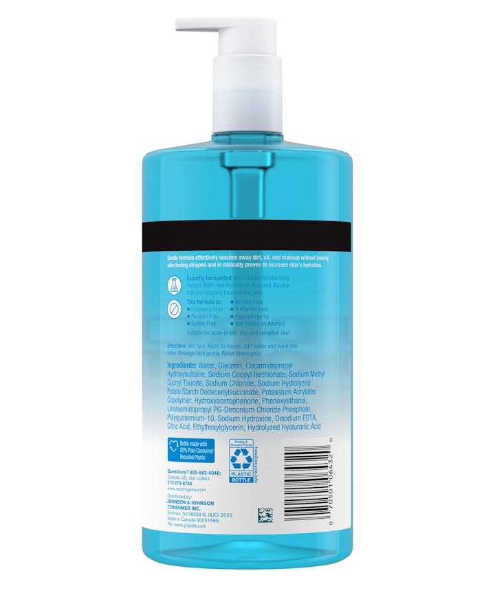 Neutrogena Hydro Boost Hydrating Gel Cleanser, Fragrance Free