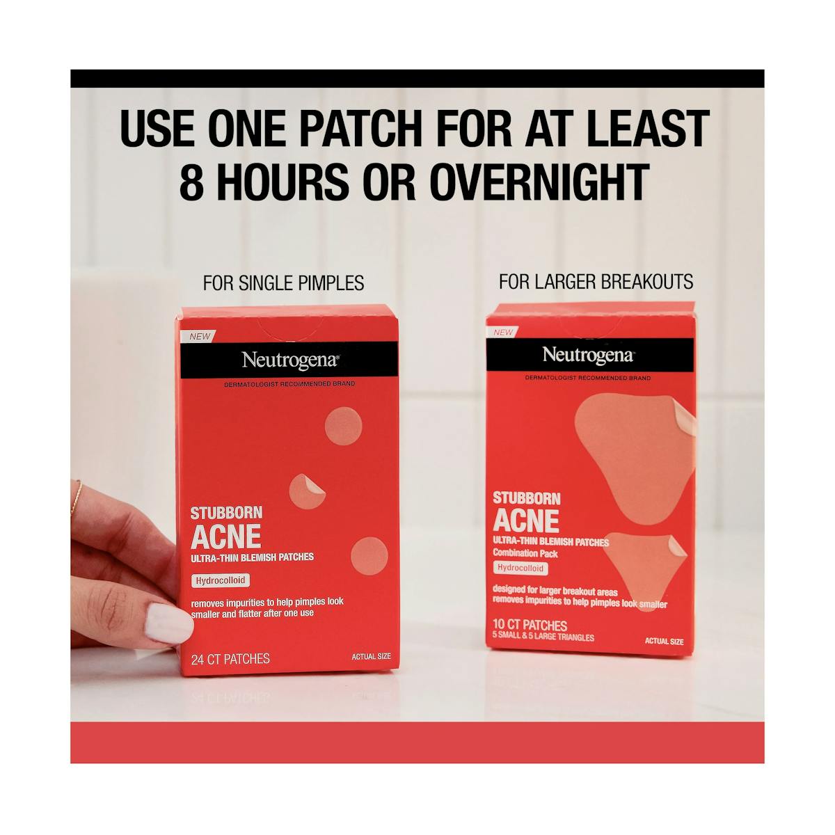 Stubborn Acne® Ultra-Thin Blemish Patches For Pimples | Neutrogena®