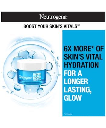 Neutrogena&reg; Hydro Boost Water Gel Face Moisturizer with Hyaluronic Acid for Dry Skin 1.7 Oz