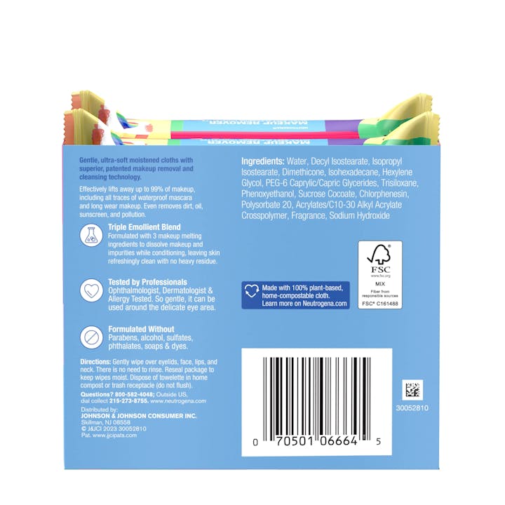 Makeup Remover Wipes 2 Pack Pride Edition