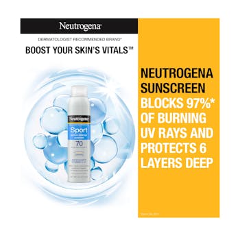 Neutrogena&reg; Sport Active Defense with Broad Spectrum SPF 70 Sunscreen Spray