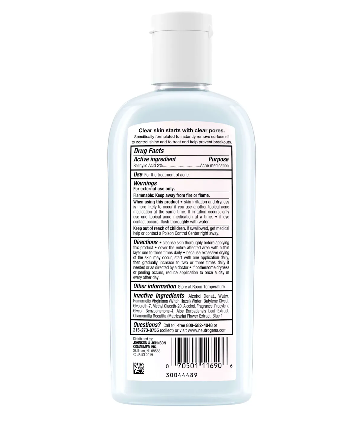 In most cases Corrupt Middle Clear Pore® Oil-Eliminating Astringent | Neutrogena®