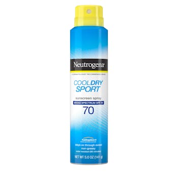 Cool Dry Sport Water-Resistant Sunscreen Spray, SPF 70, 5 oz