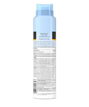 Ultra Sheer&reg; Sunscreen Spray, SPF 45