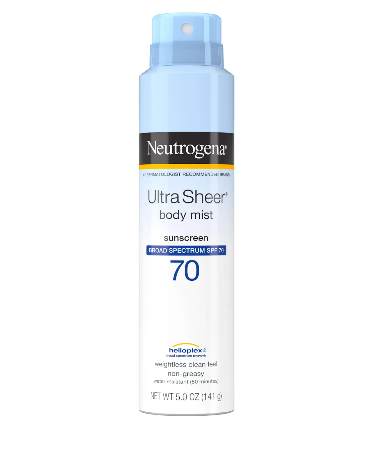Ultra Sheer® Non-Comedogenic Body Sunscreen Mist SPF | NEUTROGENA®