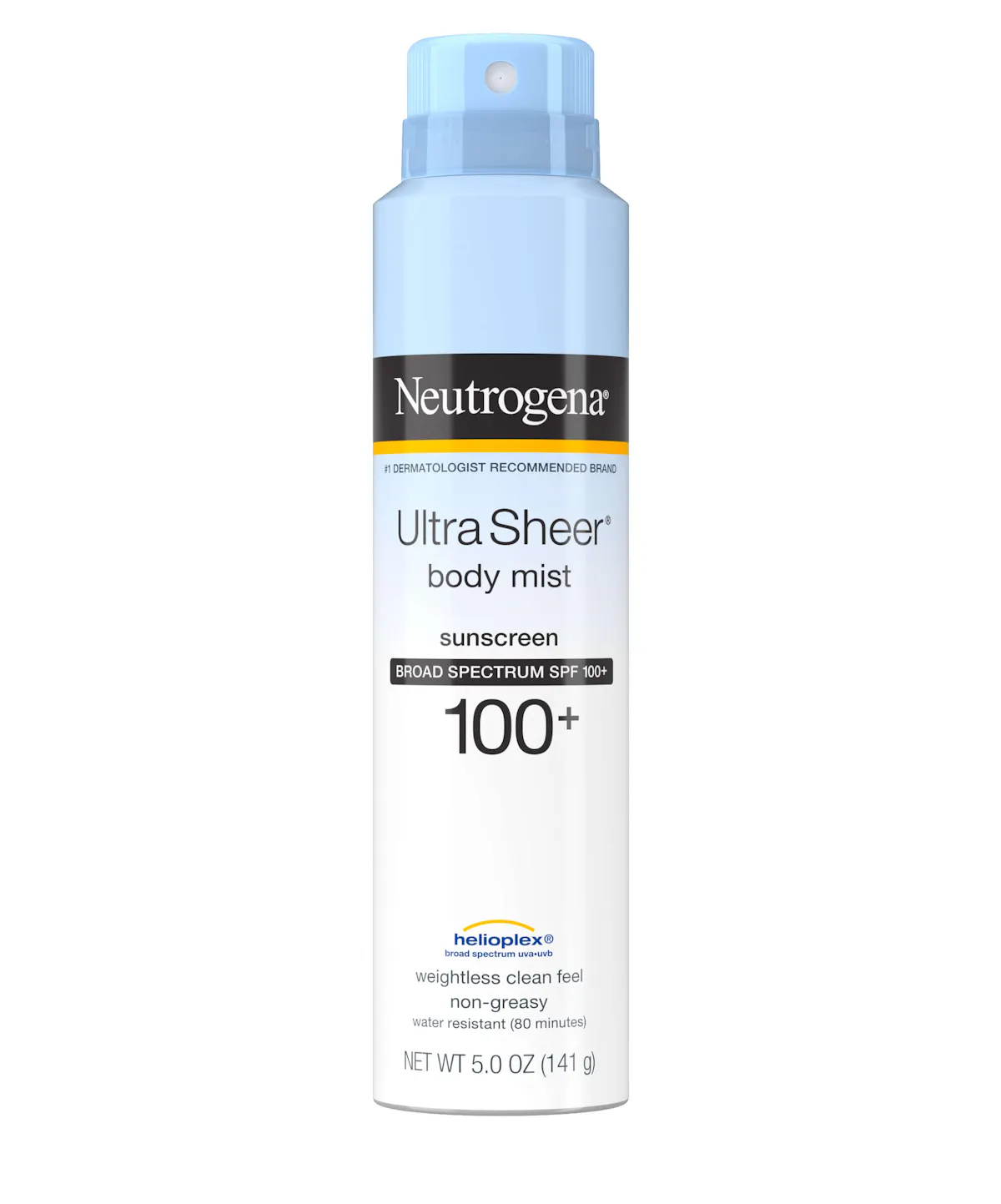 Ultra Sheer® Non-Comedogenic Body Sunscreen Mist SPF 100 | NEUTROGENA®