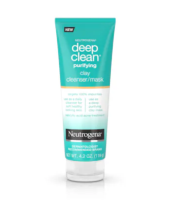 Deep Clean&reg; Purifying Clay Mask &amp; Cleanser With Salicylic Acid, Non-Comedogenic