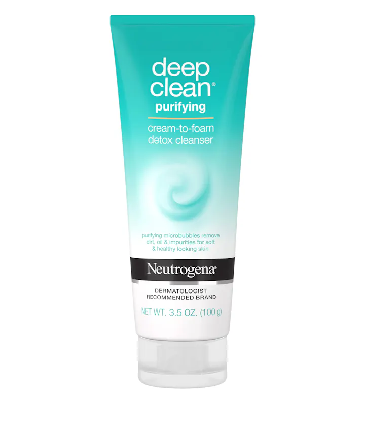 Neutrogena Deep Clean® Purifying Cream to Foam Detox Cleanser