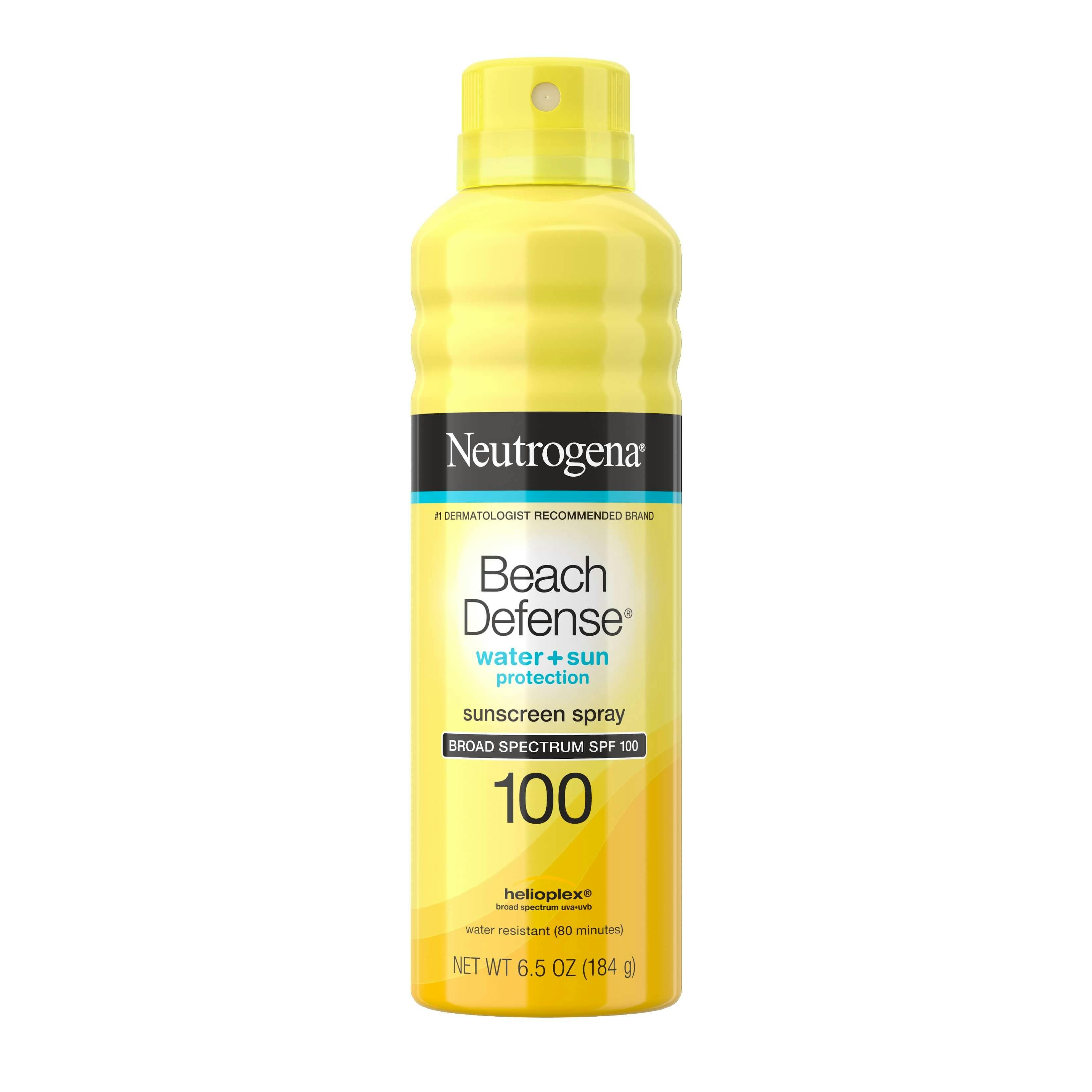 neutrogena sunscreen spray travel size