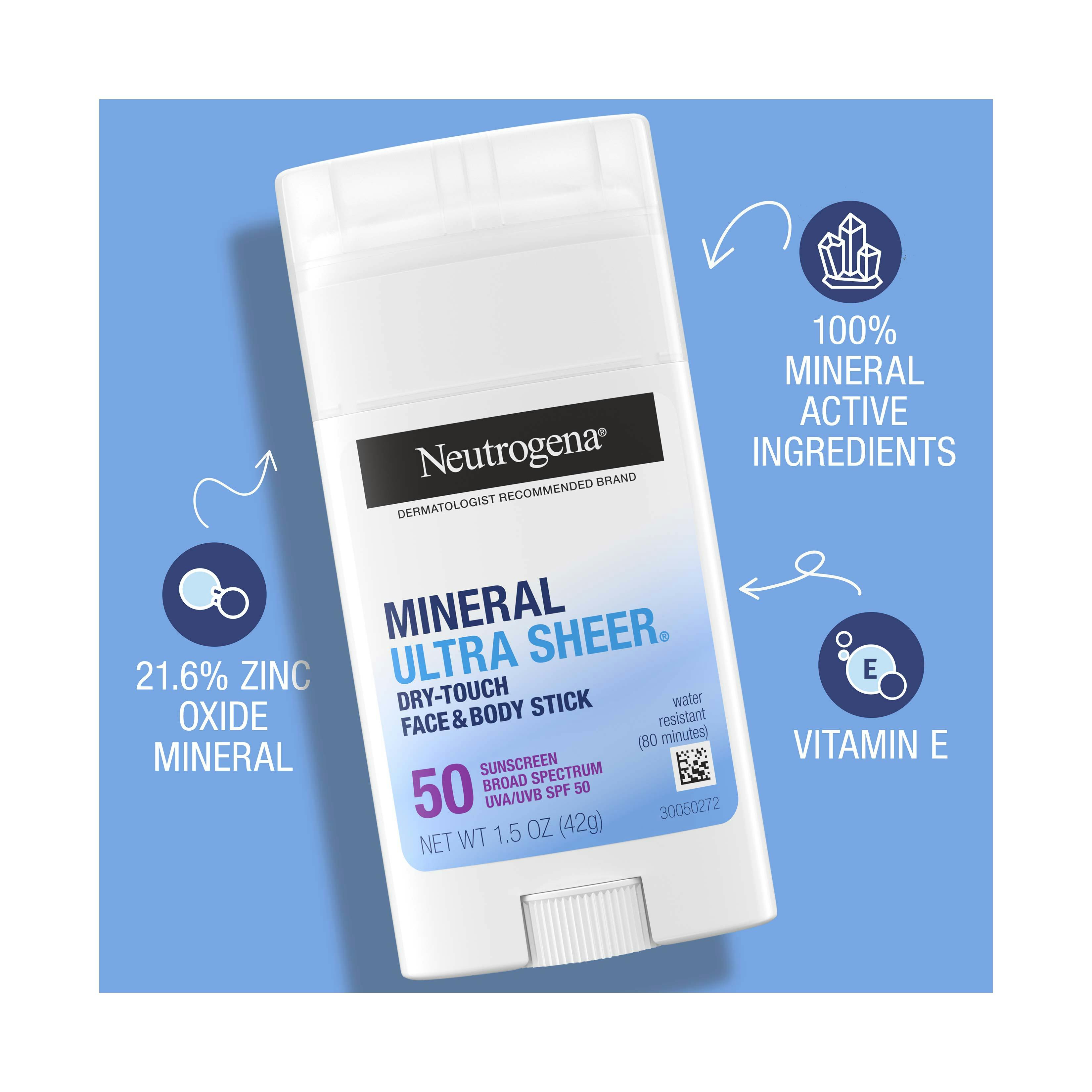 neutrogena ultra sheer mineral sunscreen