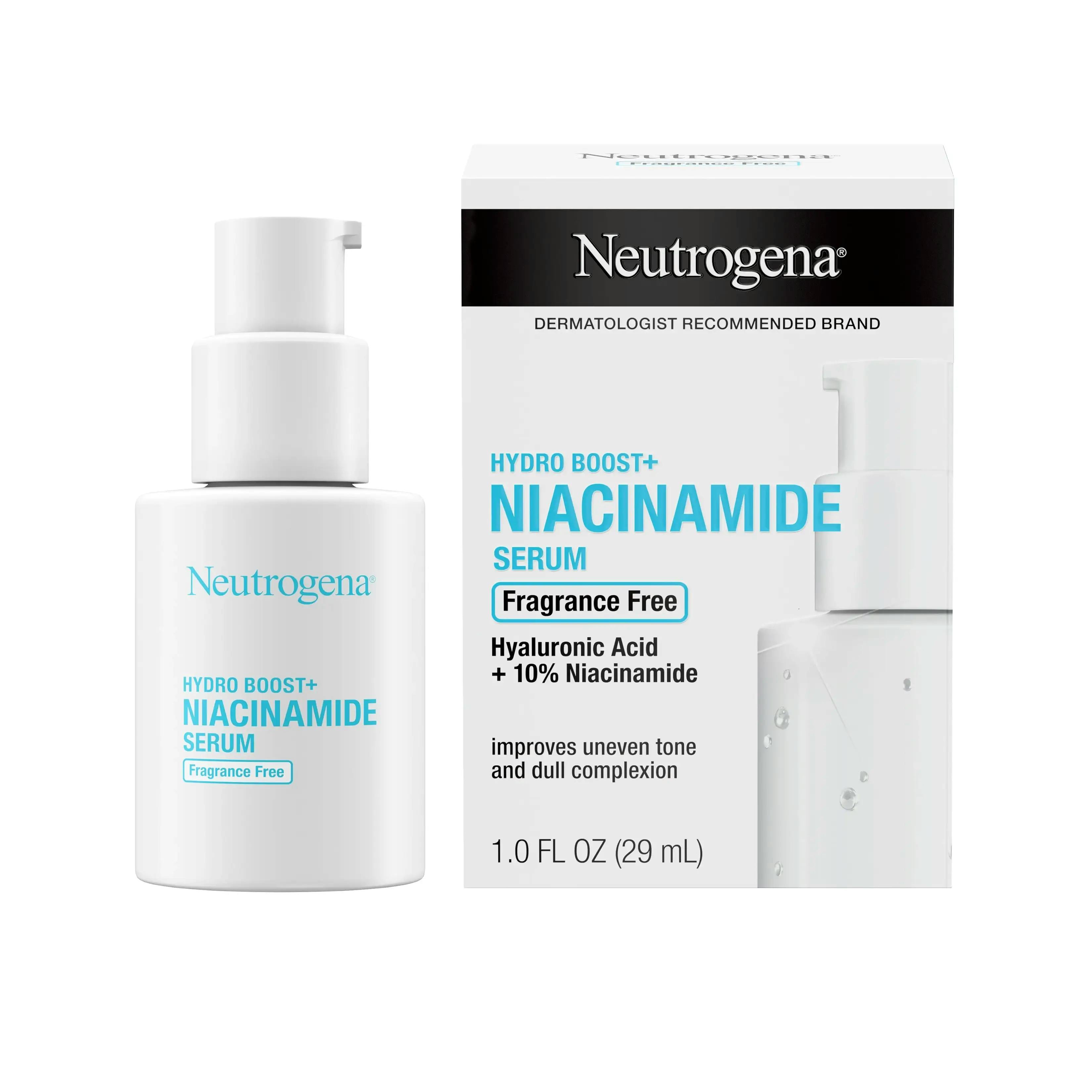 Hydro Boost+ Fragrance Free Niacinamide Serum | NEUTROGENA®