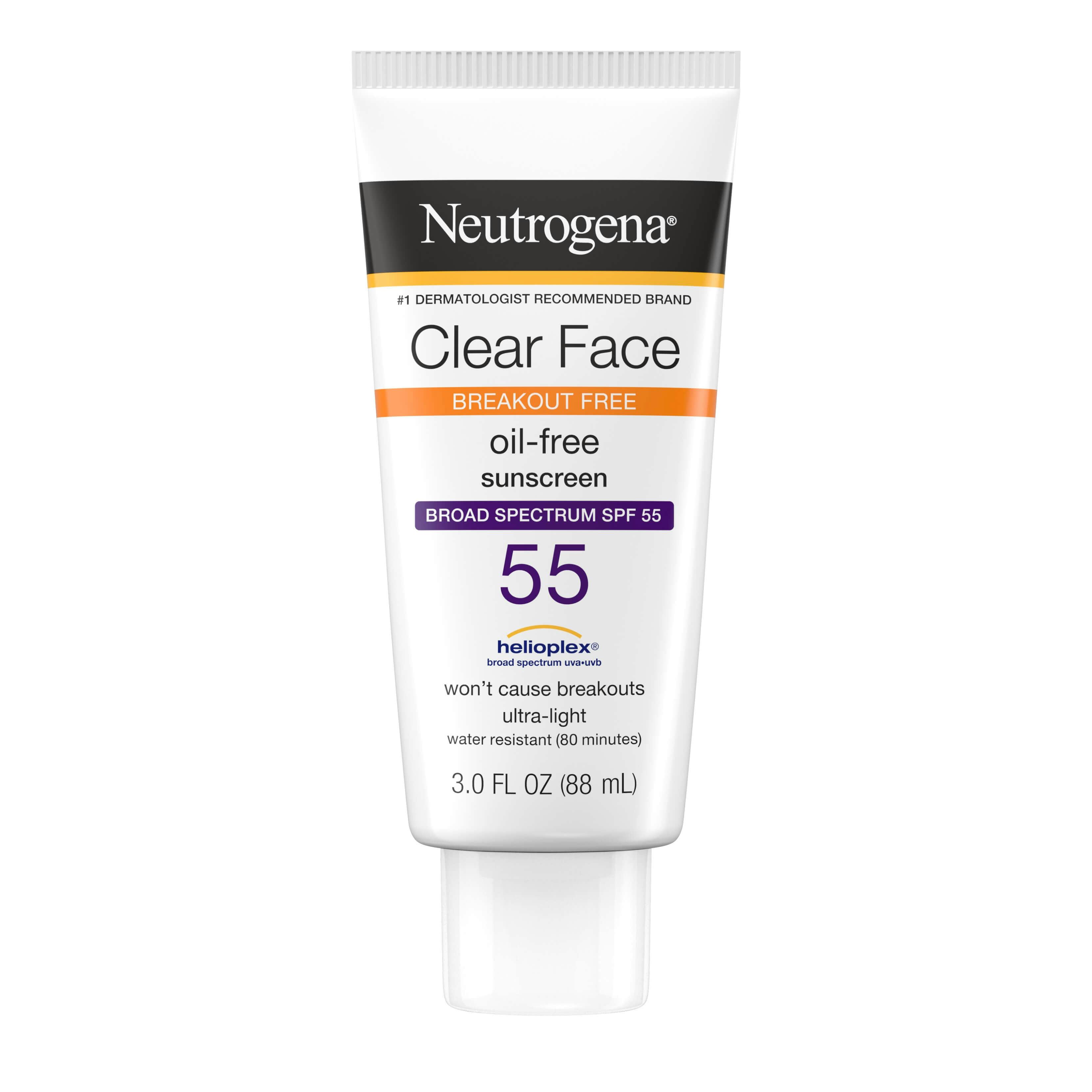 recommended sunblock for face