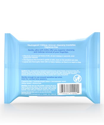 Makeup Remover Cleansing Towelettes - Fragrance Free
