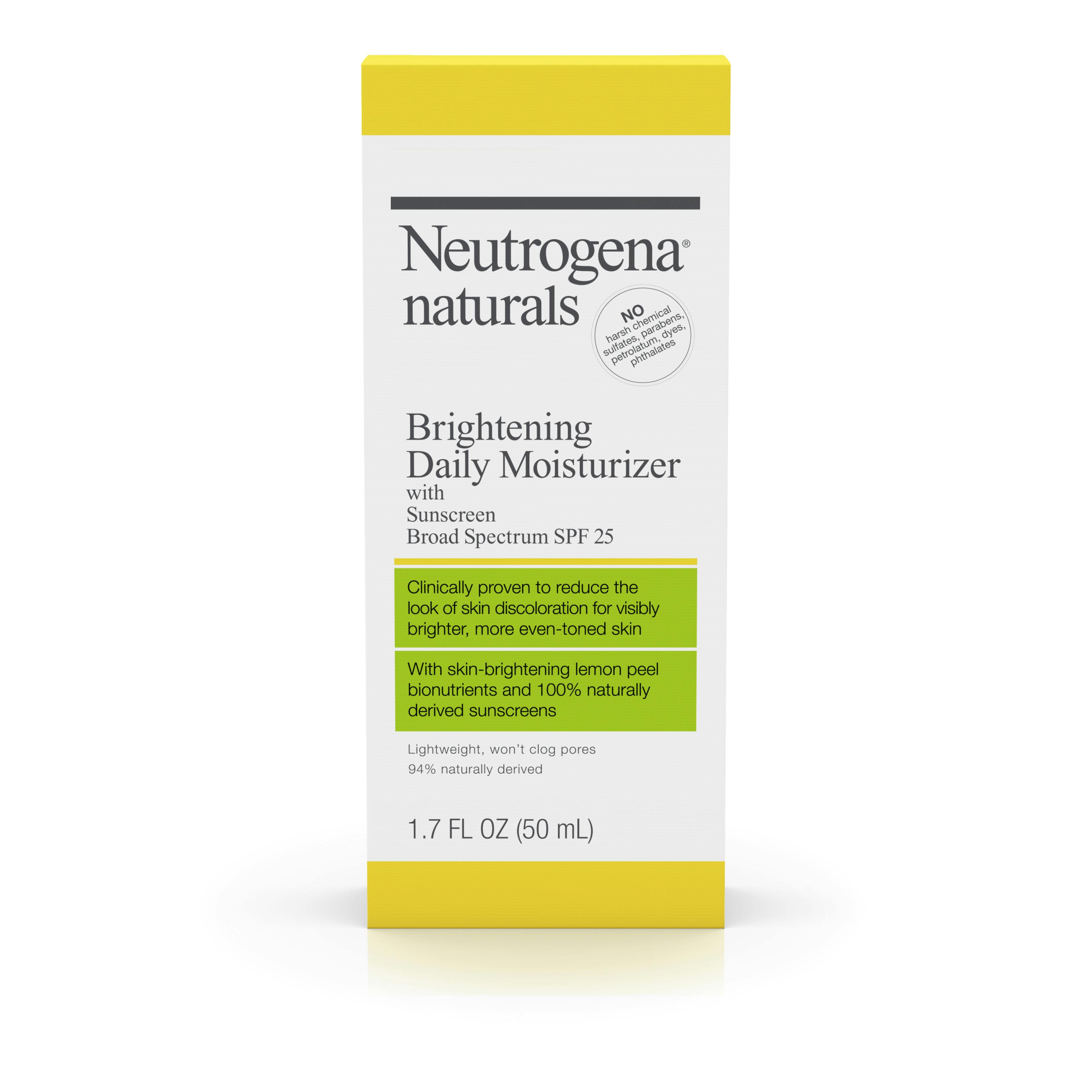 neutrogena naturals brightening daily moisturizer spf 25