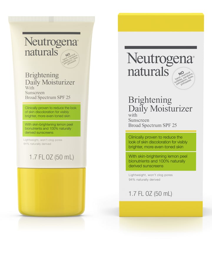 Neutrogena&reg; Naturals Brightening Daily Moisturizer with Sunscreen Broad Spectrum SPF 25