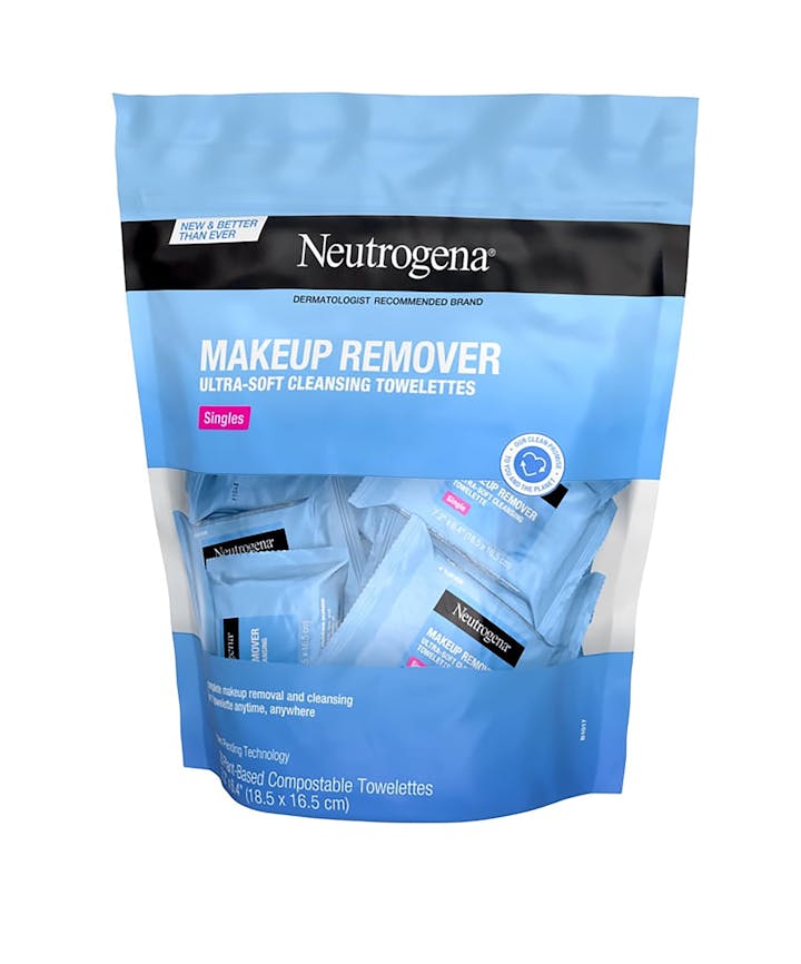 Individually Wrapped Sustainable Makeup Remover Cleansing Wipes