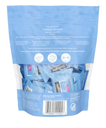 Individually Wrapped Makeup Remover Wipes, Alcohol-Free &amp; Travel-Friendly Singles