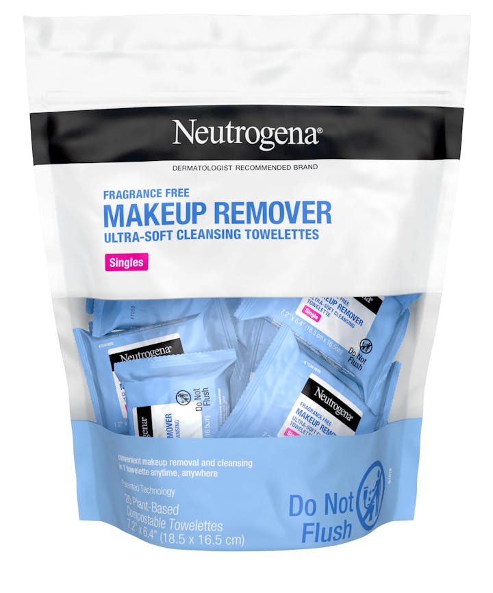 Neutrogena Makeup Remover Cleansing Towelette Singles - Fragrance Free