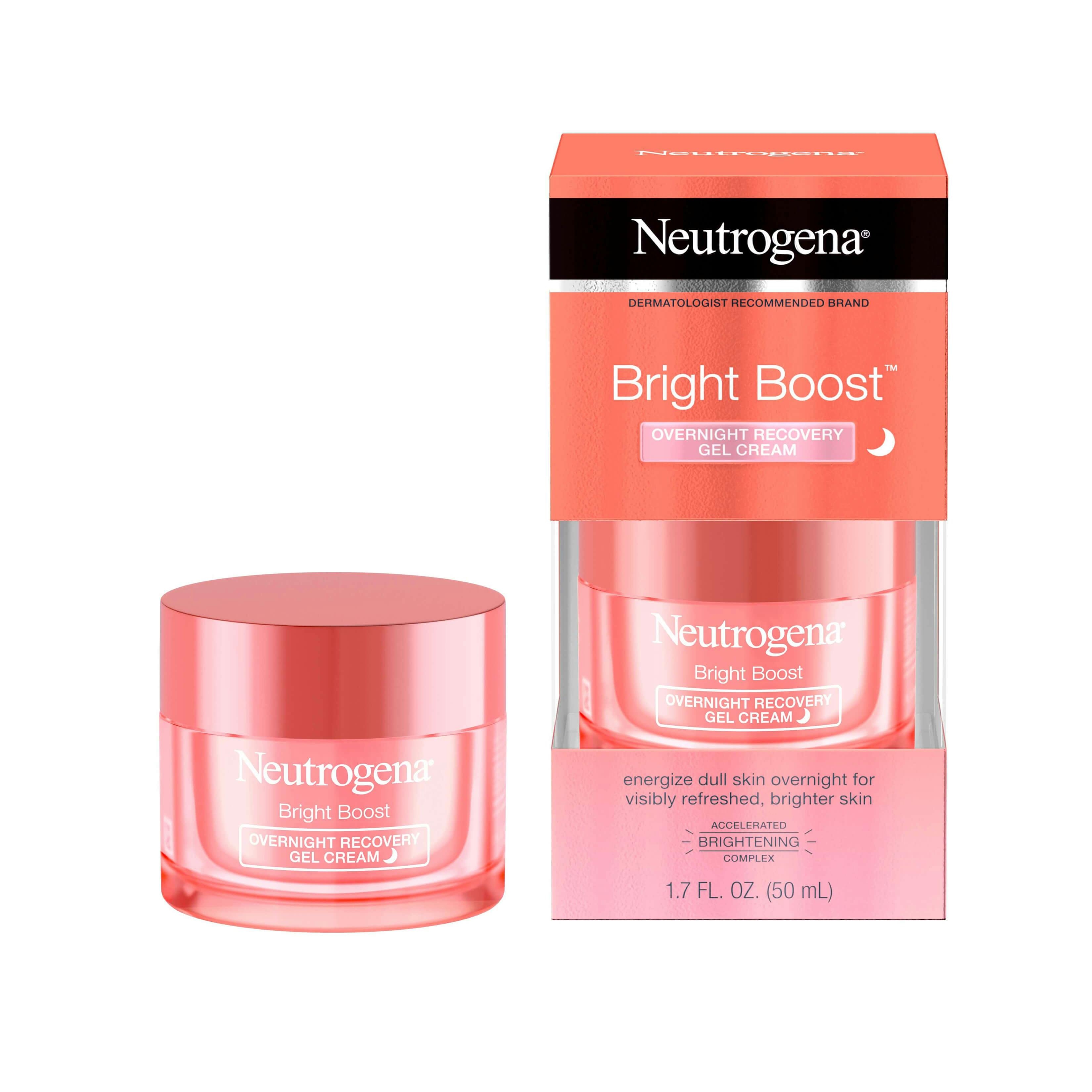 DISCONTINUED Bright Boost Overnight Recovery Gel Oil-Free Face Cream ...