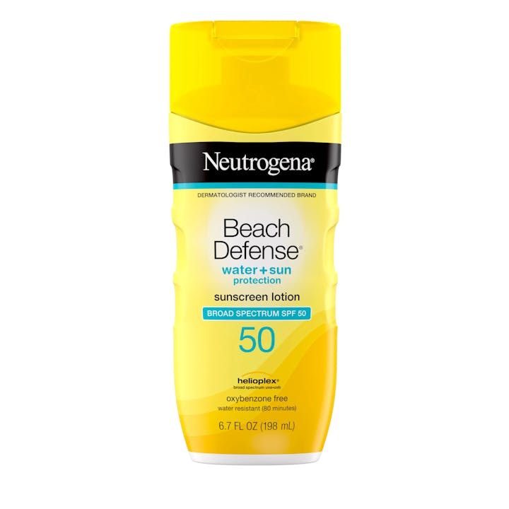 Neutrogena Beach Defense® Water + Sun Protection Sunscreen Lotion Broad Spectrum SPF 50