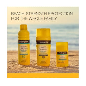 Beach Defense&reg; Water + Sun Protection Sunscreen Spray Broad Spectrum SPF 50