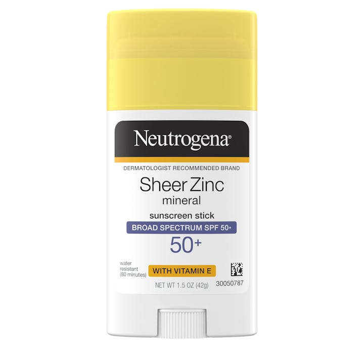 Neutrogena Sheer Zinc Mineral Sunscreen Stick Broad Spectrum SPF 50+