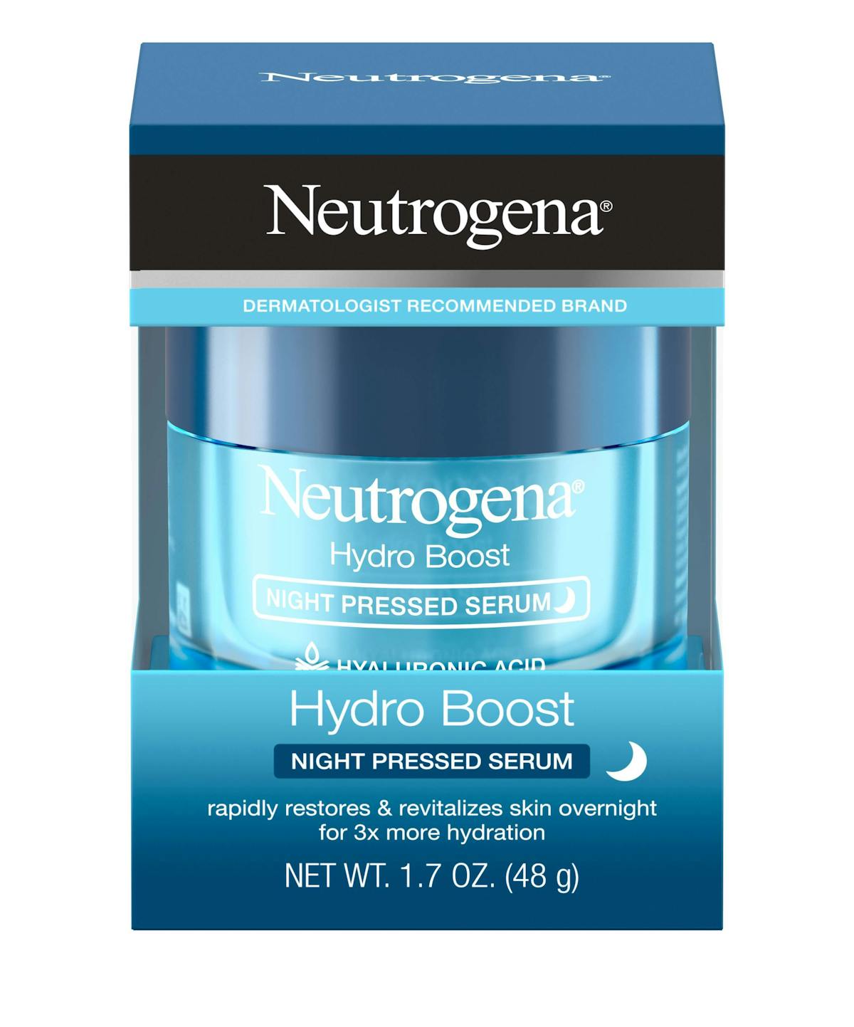 Can i use neutrogena hydro boost water gel at night Hydro Boost Night Pressed Face Serum With Hyaluronic Acid Neutrogena