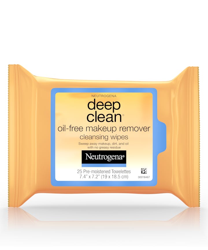Deep Clean&reg; Oil-Free Makeup Remover Cleansing Wipes