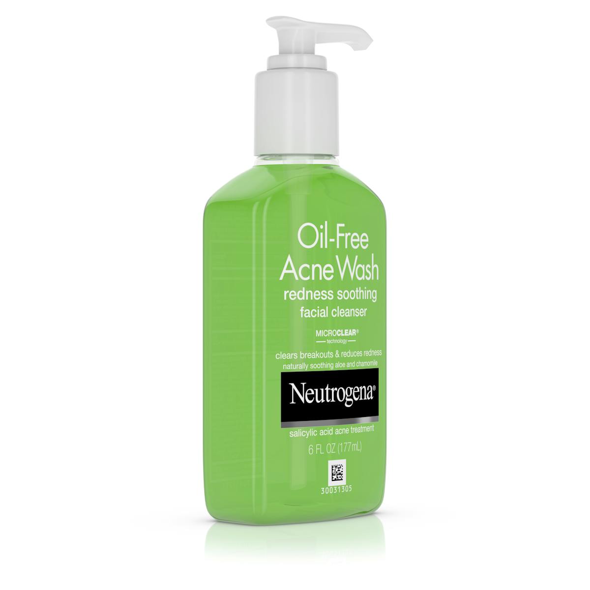 Oil-Free Acne Face Wash Redness Soothing Facial Cleanser ...