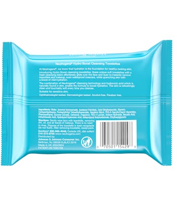 Hydro Boost Facial Cleansing Wipes with Hyaluronic Acid - 25 Count