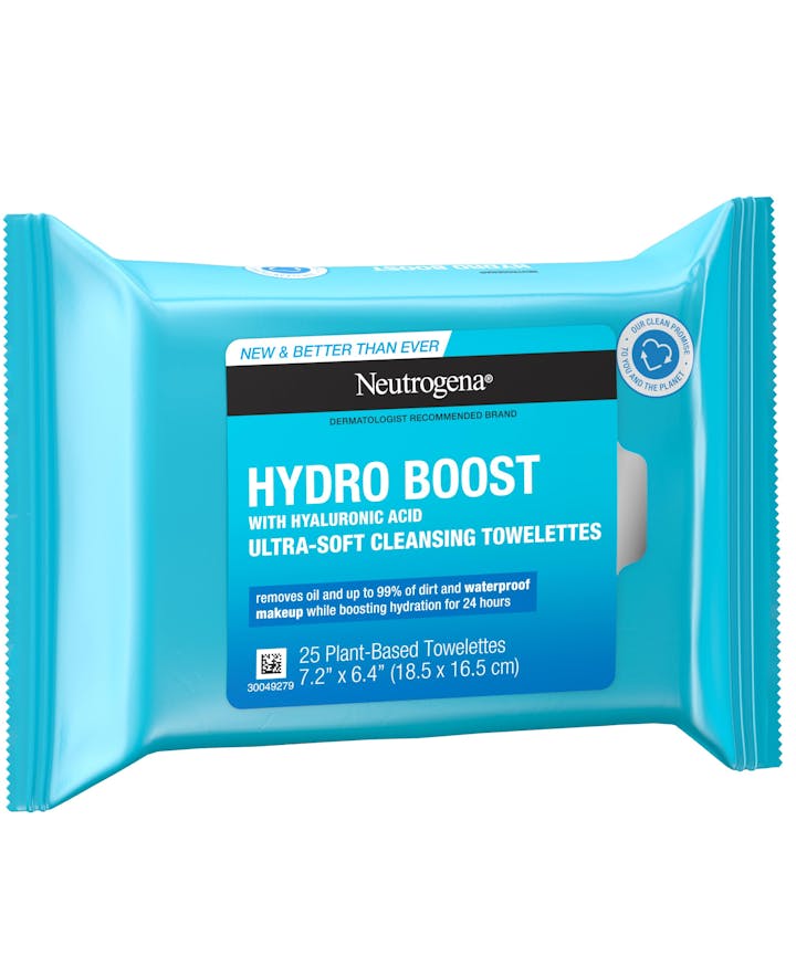 Neutrogena Hydro Boost Compostable Cleansing Makeup Remover Wipes