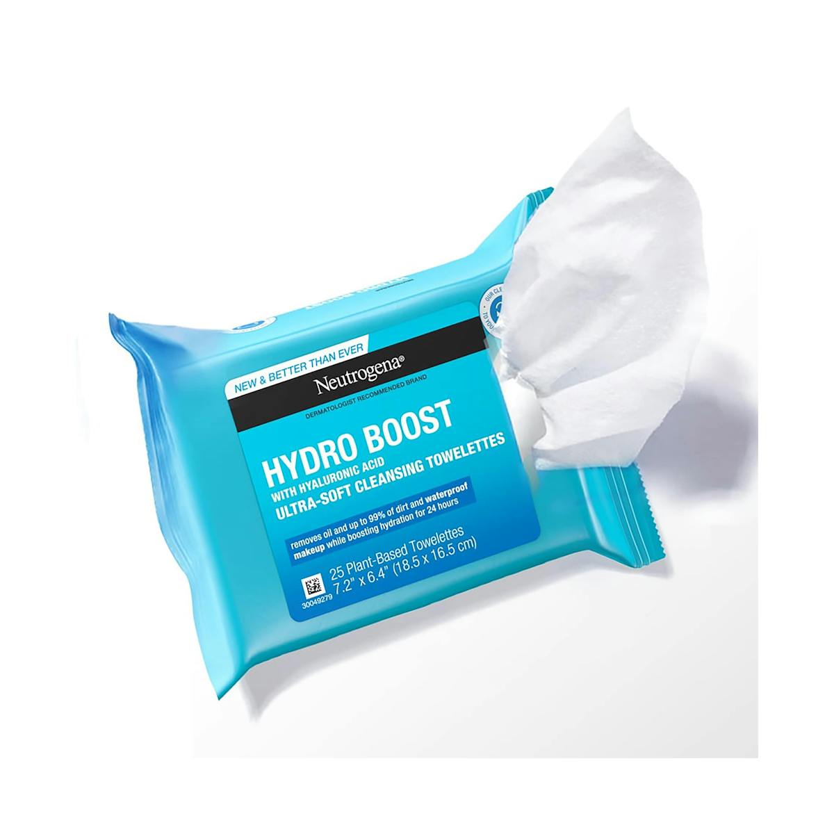 Compostable Hydro Boost Makeup Wipes with Hyaluronic Acid