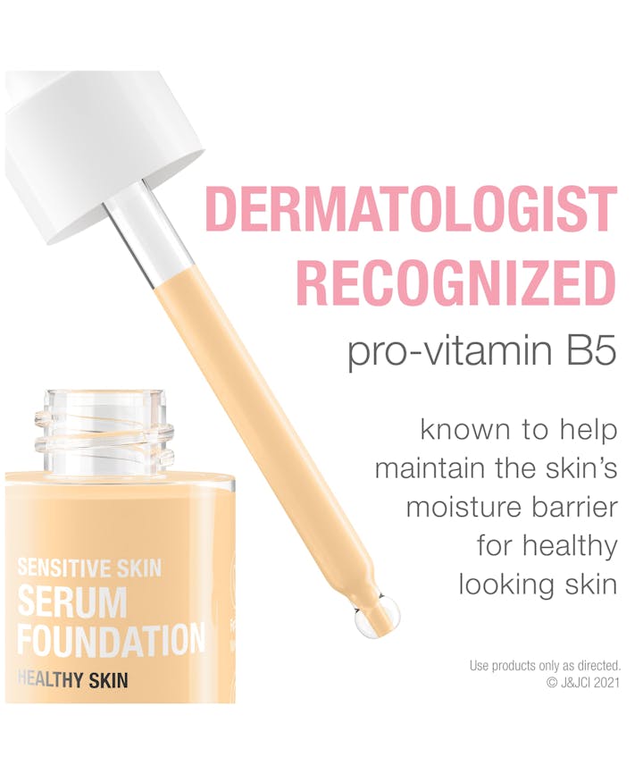 Sensitive Skin Serum Foundation with Moisturizing Vitamin-B5
