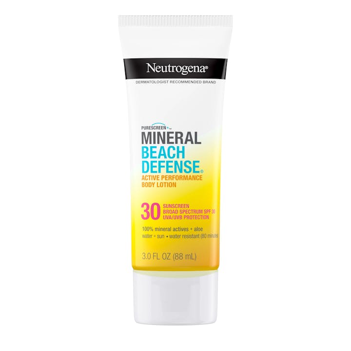 Neutrogena Neutrogena® Purescreen+™ Mineral Beach Defense™ Active Performance Body Lotion Sunscreen, Broad Spectrum SPF 30